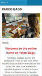 Mobile Screenshot of parcobags.com